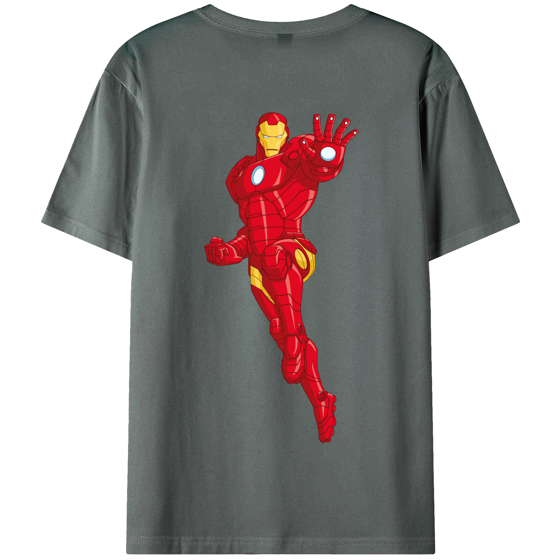 （画像用） アベンジャーズ The Avengers 綿100％半袖Tシャツ（背面プリント）